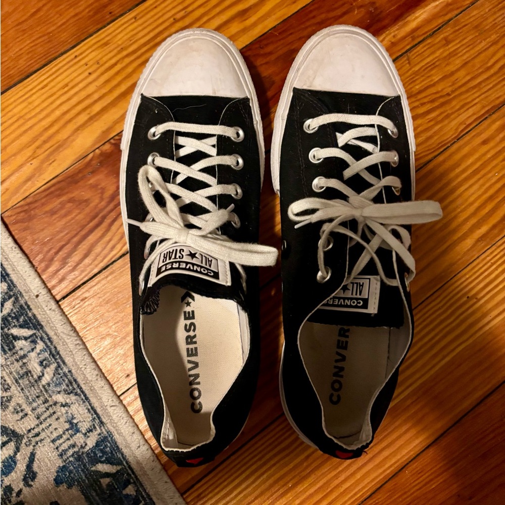Black Platform Converse